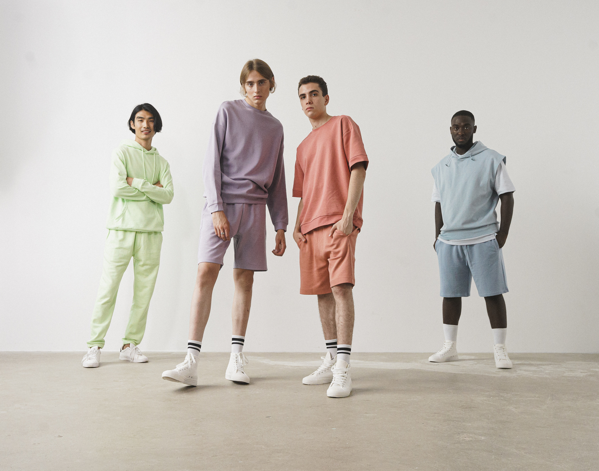 Men Wearing Pastel Color Clothing